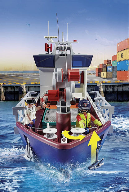 Playmobil 70769 Cargo Ship with Boat