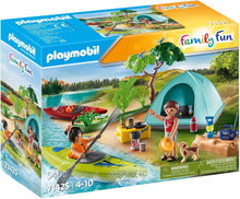 Playmobil 71425 City Life Camping With Campfire