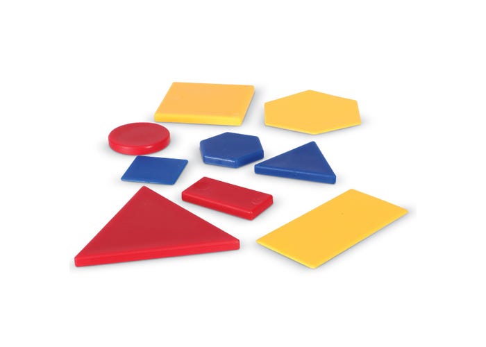 Learning Resources Attribute Blocks Desk Set