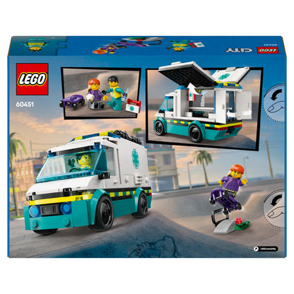 Lego City Great Vehicles 60451 Emergency Ambulance