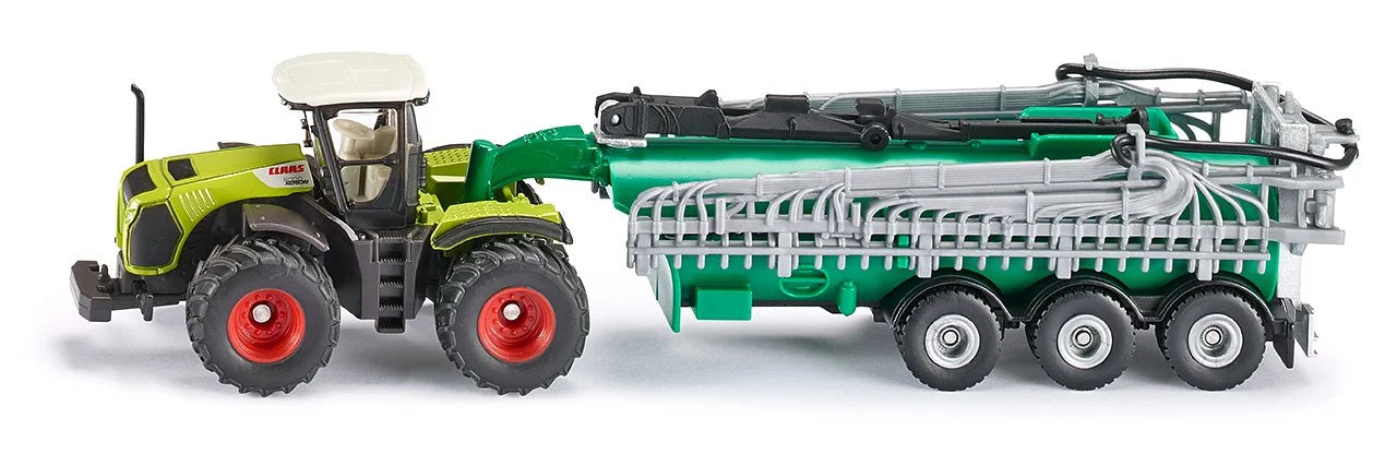 Siku 1:87 Claas Xerion With Slurry Tanker