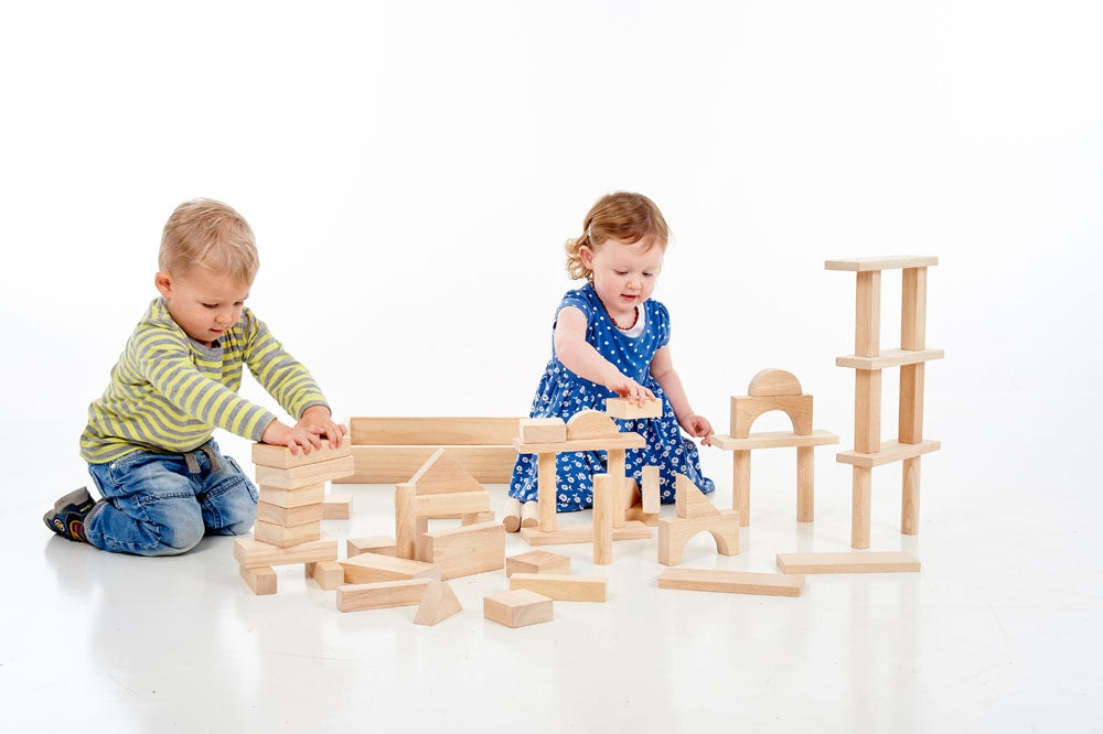TickiT Wooden Jumbo Block Set