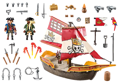 Playmobil 71418 Pirates: Pirate vs. Deeper – Pirate Vessel