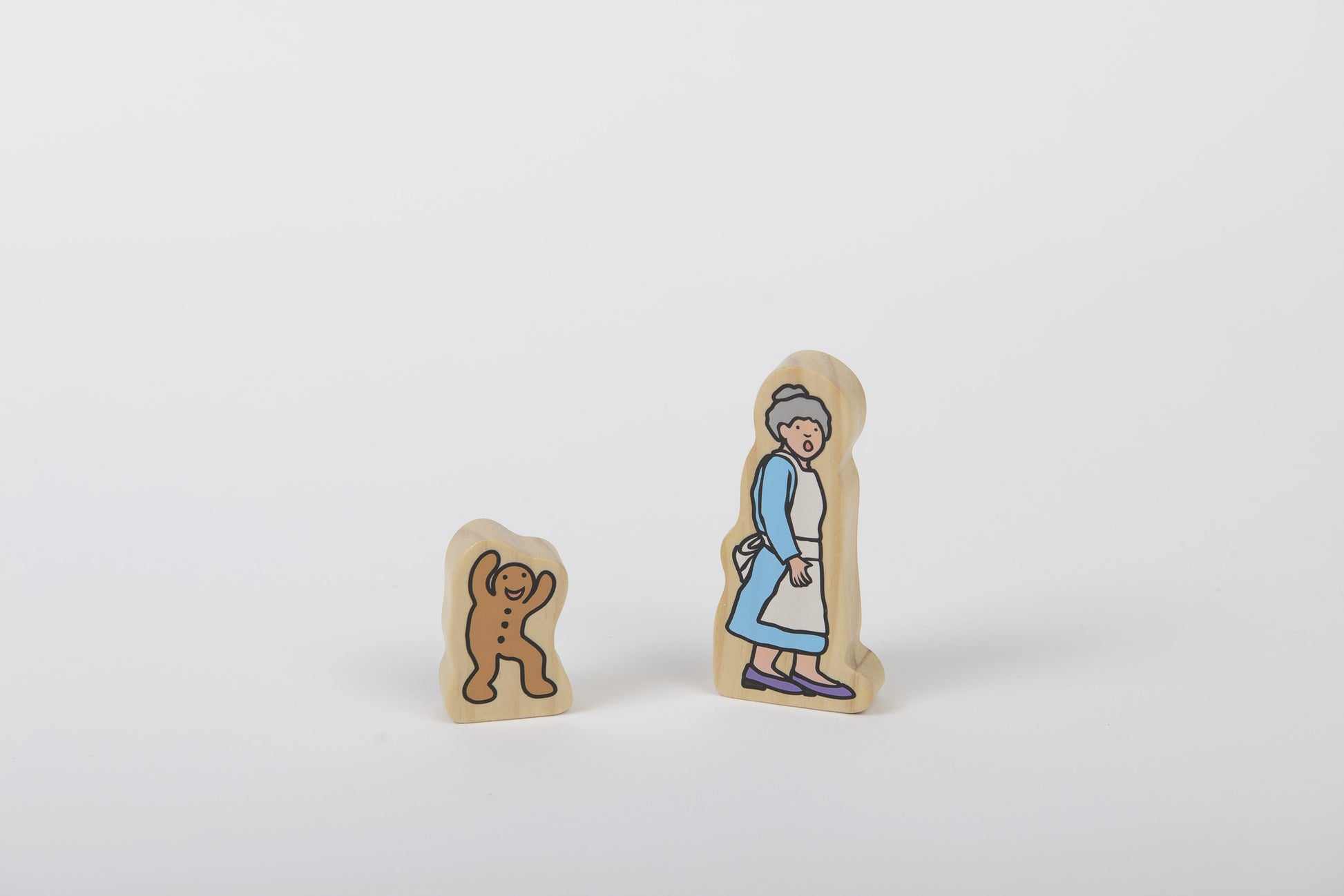 Yellow Door The Gingerbread Man Wooden Characters