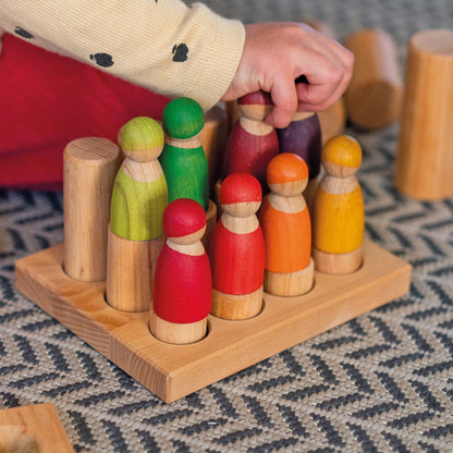 Grimms Stacking Game Small Natural Rollers
