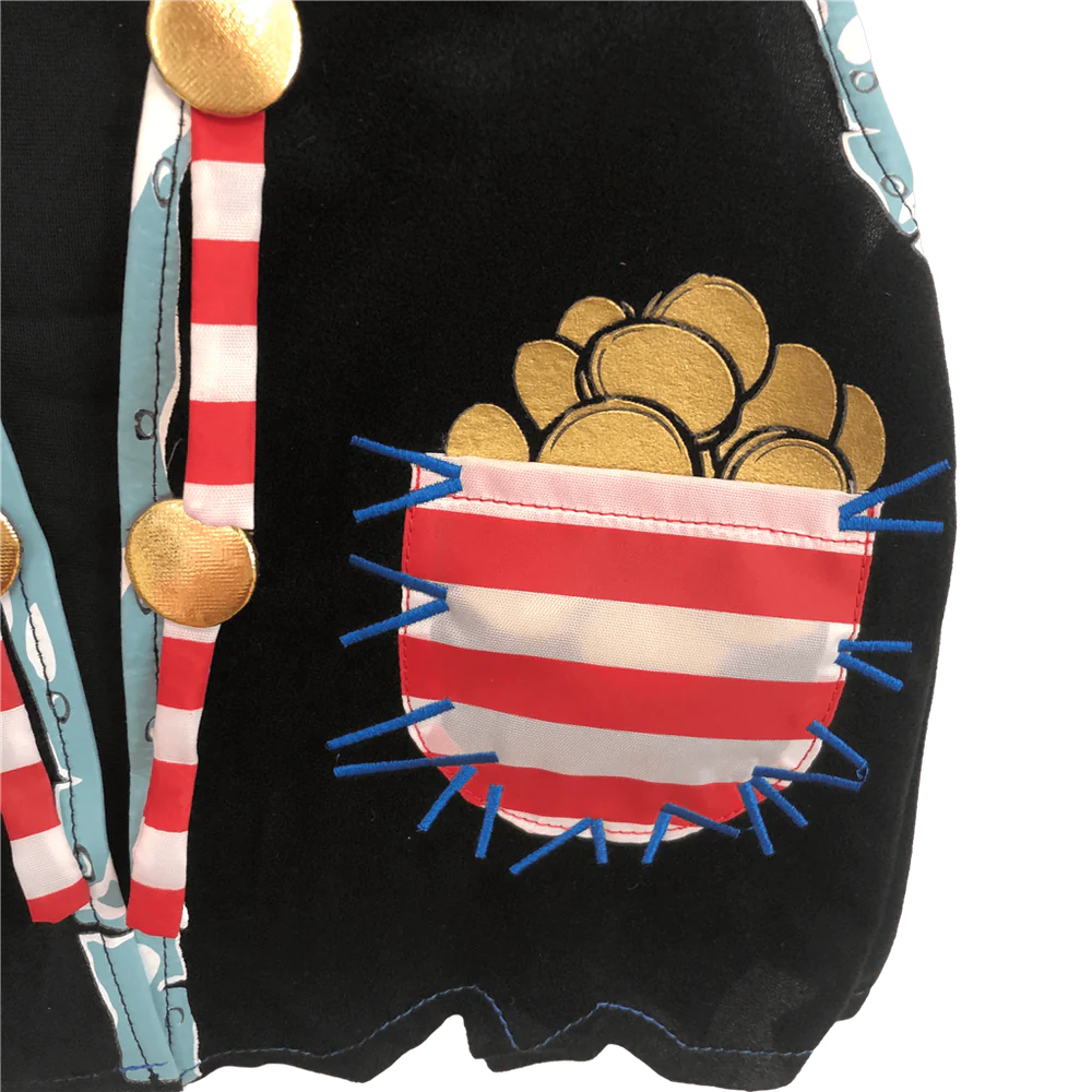Liontouch Pirate Red Stripe Vest