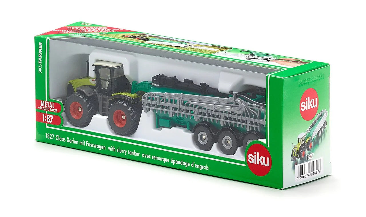 Siku 1:87 Claas Xerion With Slurry Tanker