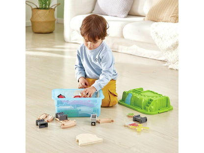Hape Countryside Train Bucket Set (41 pieces)