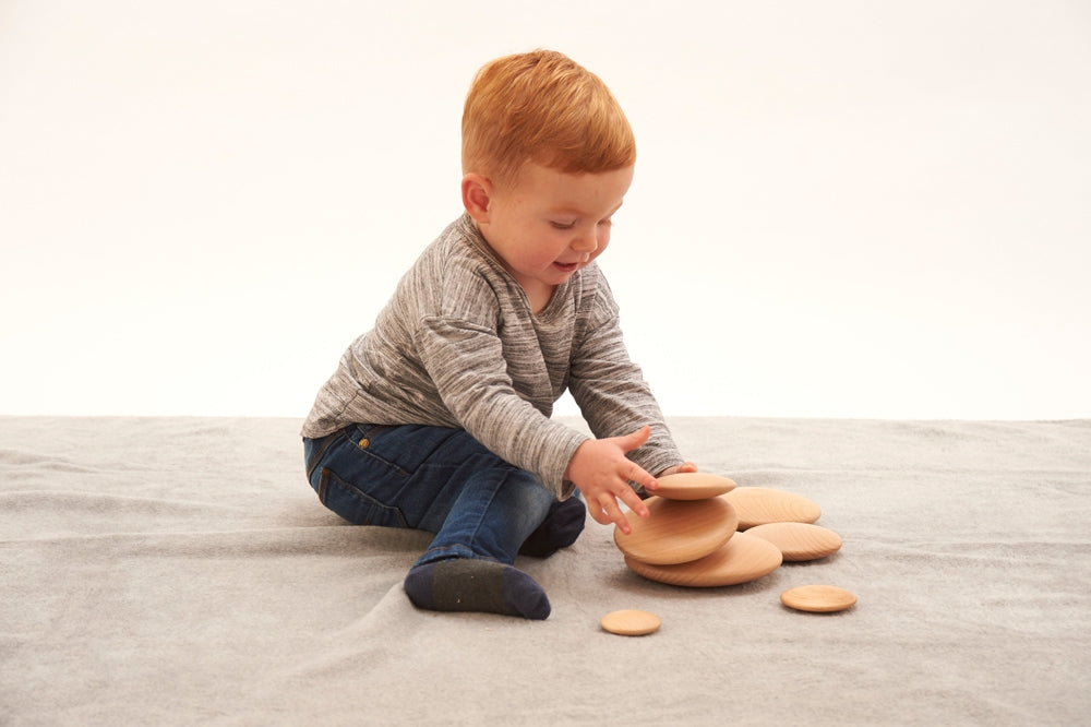 TickiT Natural Wooden Buttons