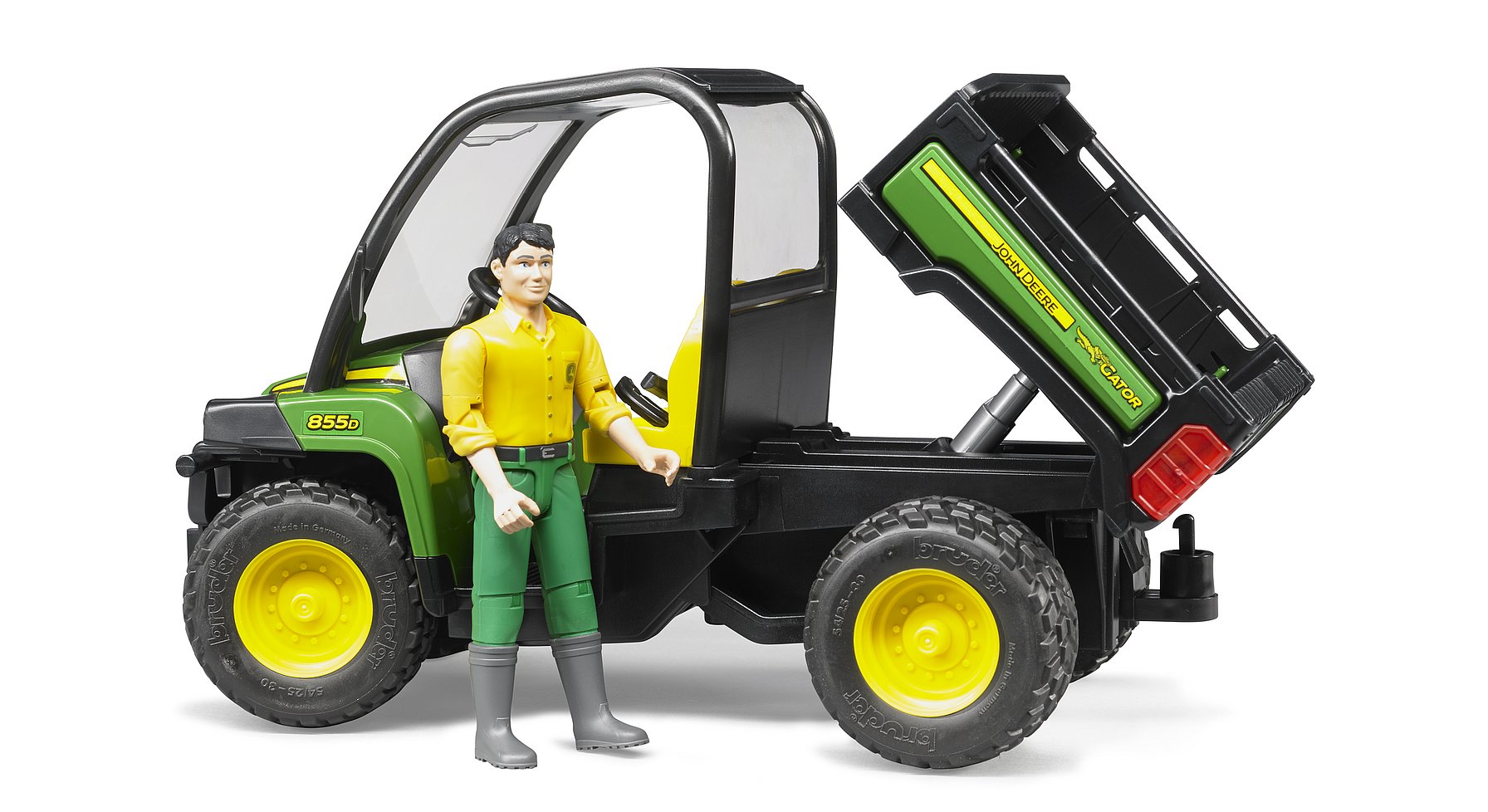 Bruder John Deere Gator 855D With Driver