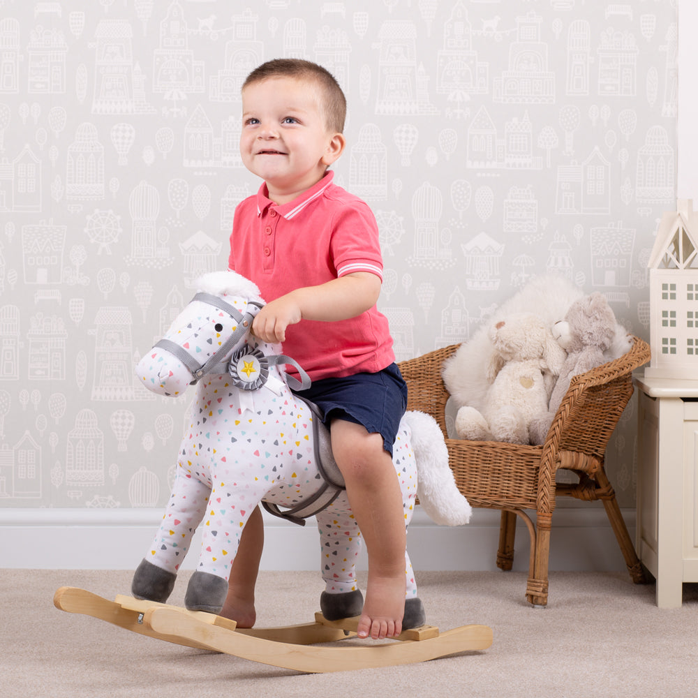 BigJigs Patterned Rocking Horse