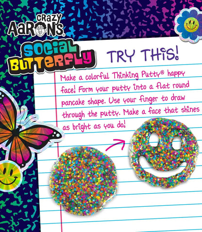 Crazy Aaron's Thinking Putty Trendsetters Social Butterfly