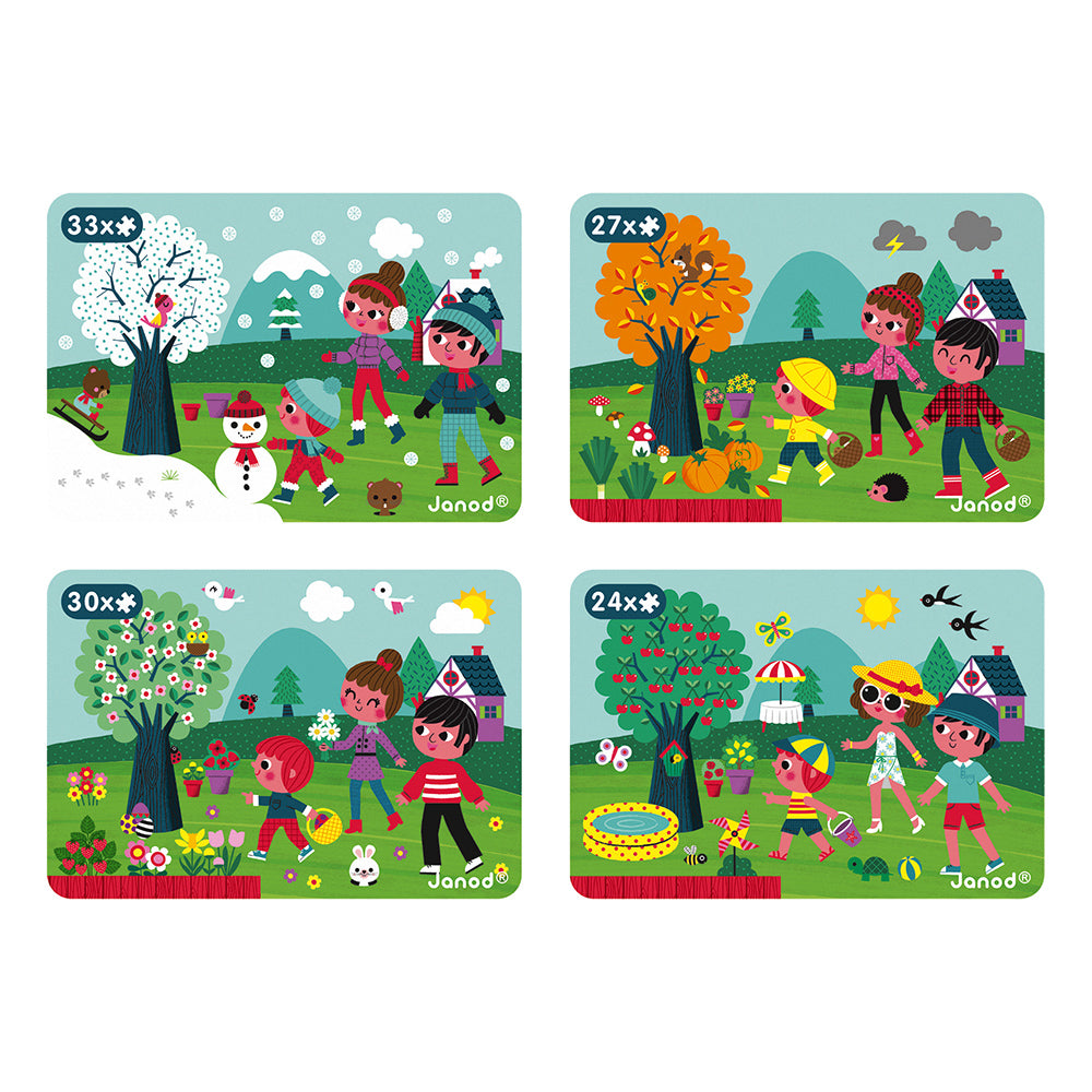 Janod 4 Seasons Magneti' Book