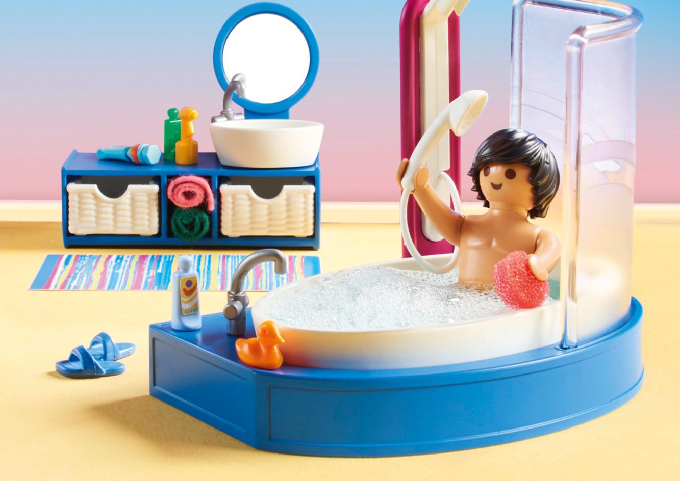 Playmobil 70211 Dollhouse Furnished Bathroom