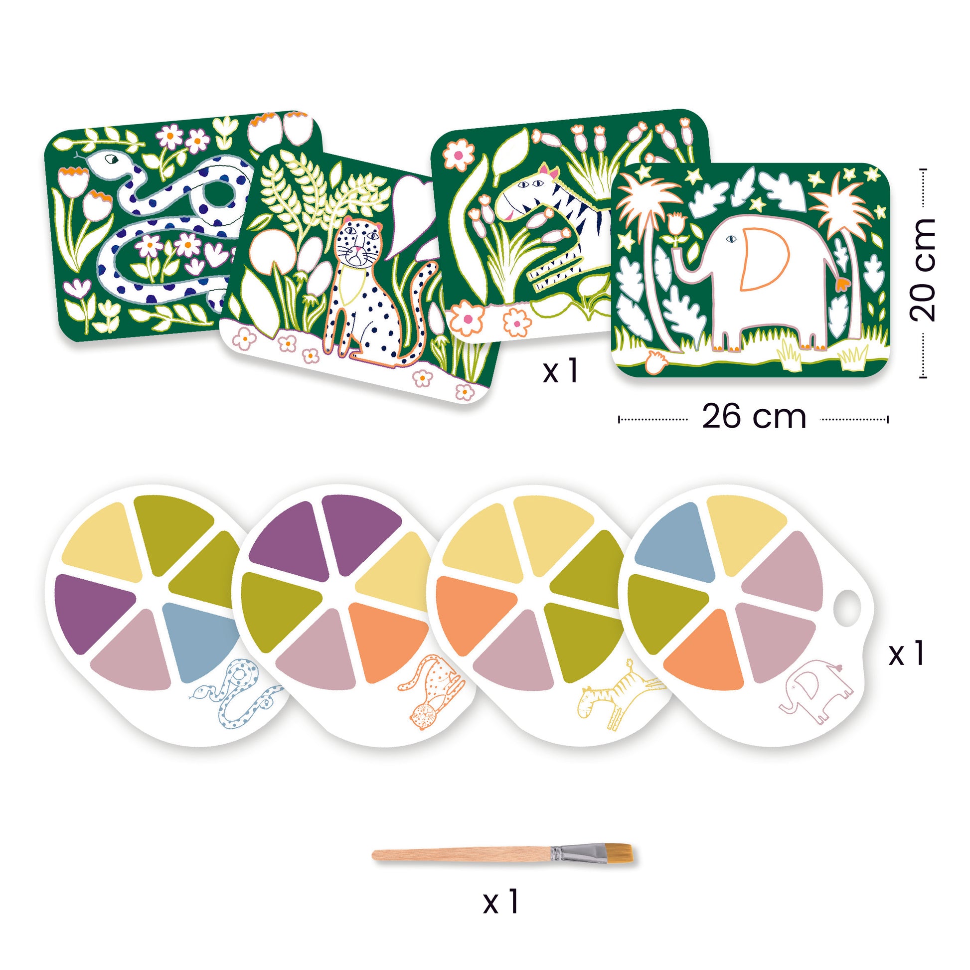 Djeco Palette Painting - Wild One