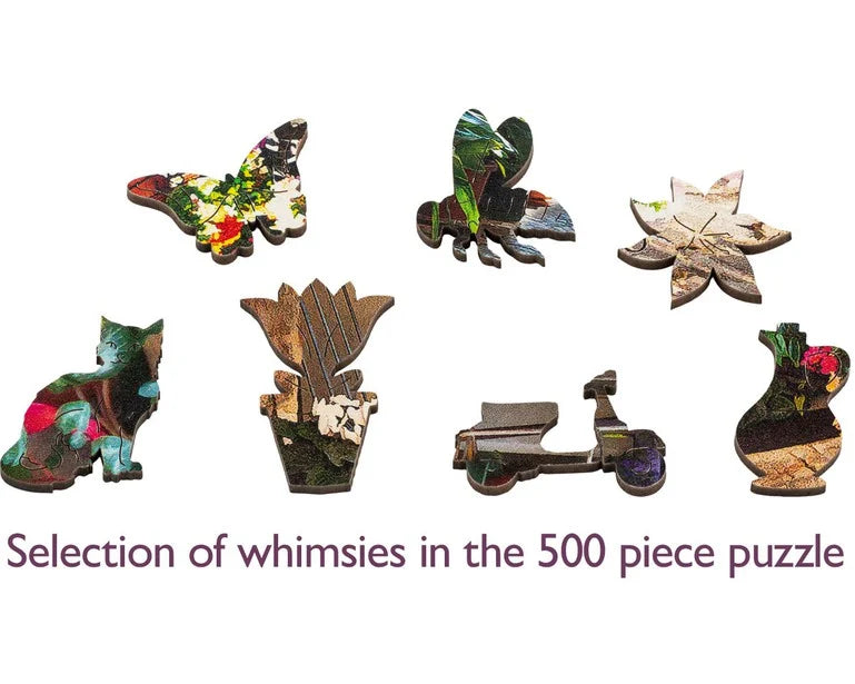 Wentworth Wooden Puzzles Spello Village in Umbria, Italy - Mega 500 Pieces