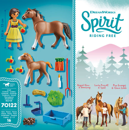 Playmobil DreamWorks Spirit 70122 Pru with Horse and Foal