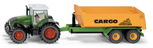 Siku 1:50 Fendt Tractor With Hooklift Trailer & Carriage