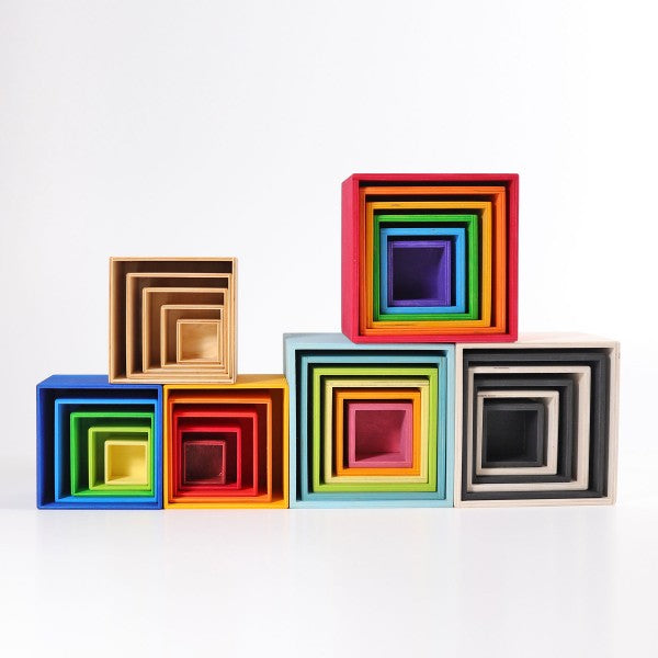 Grimms Large Set of Boxes Pastel