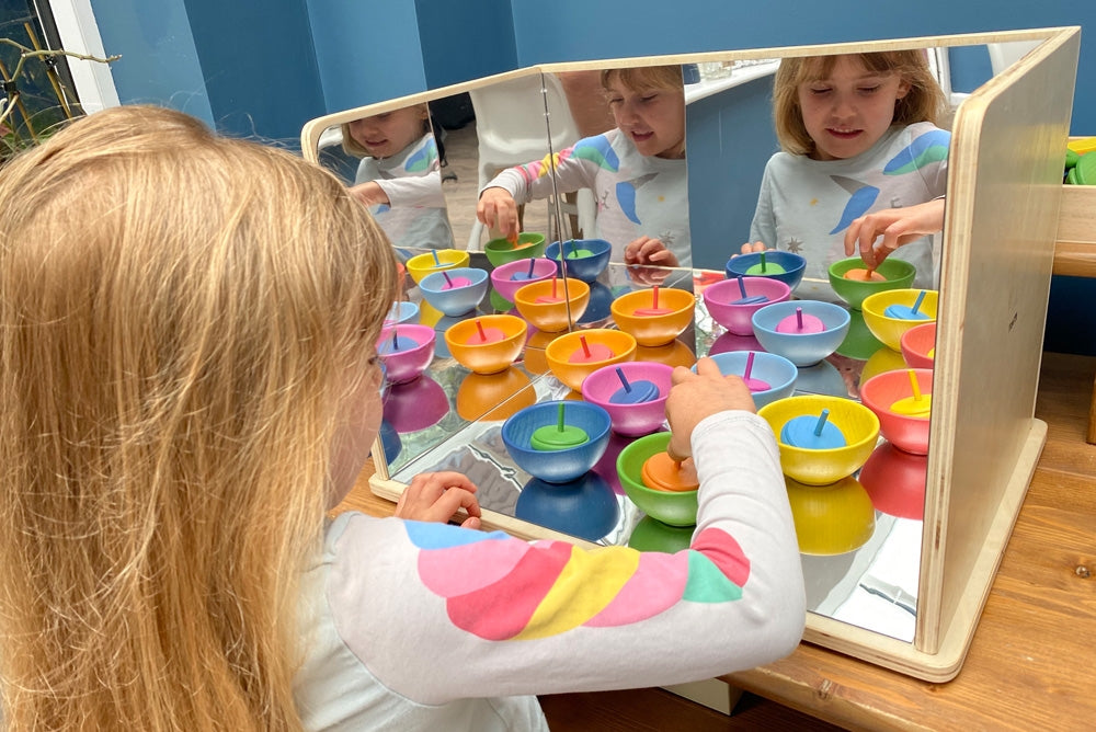 TickiT Wooden Exploratory Mirror