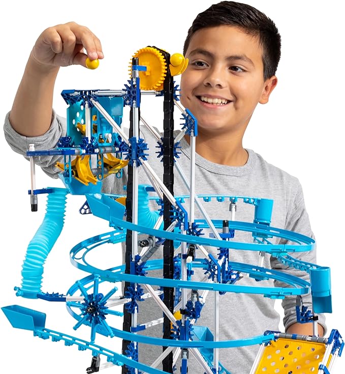 K'nex Classics - Marble Run 3 Model Building Set (with Motor)