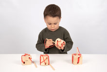 TickiT Wooden Lacing Shapes