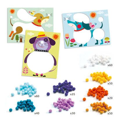 Djeco PomPom Pictures Puppies