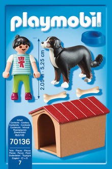 Playmobil 70136 Country Farm Dog with Kennel