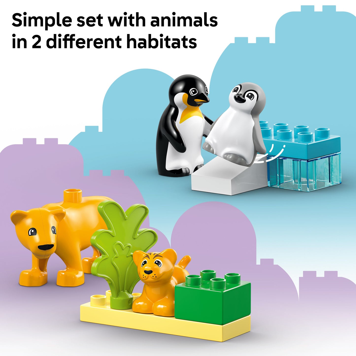 Lego DUPLO Town 10442 Wild Animal Families: Penguins & Lions