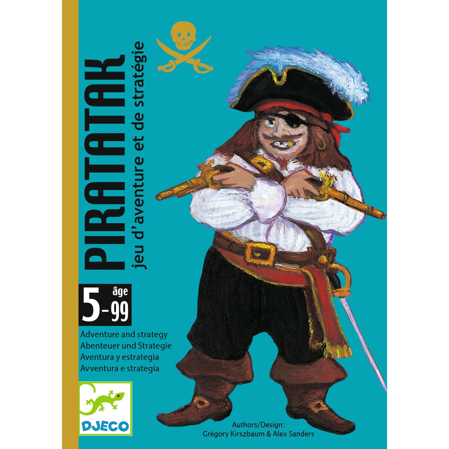 Djeco Piratatak Strategy Card Game