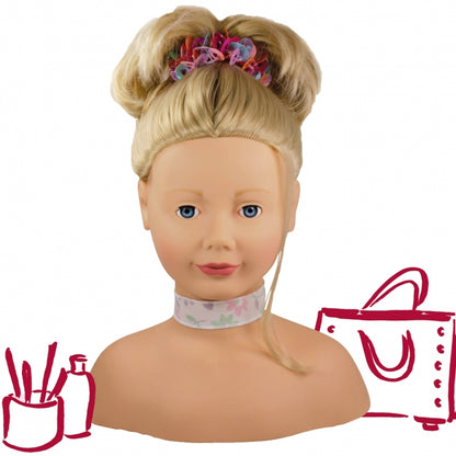 Gotz Styling Head Blond Hair