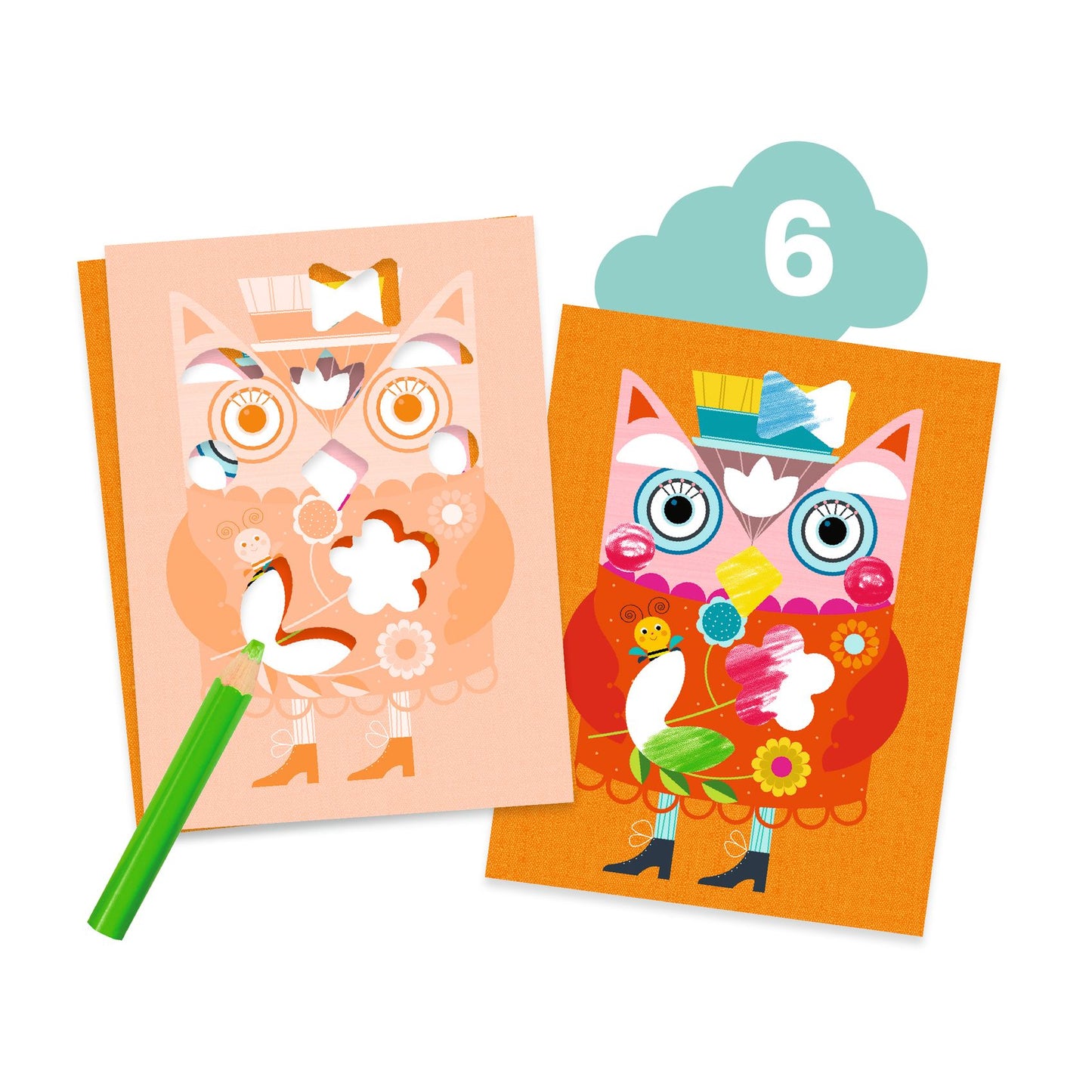 Djeco Multi Activity Kit The Cat And His Pals