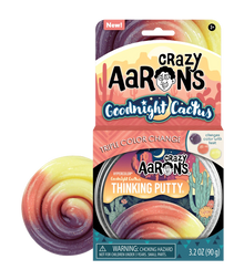 Crazy Aaron's Thinking Putty Hypercolour Goodnight Cactus
