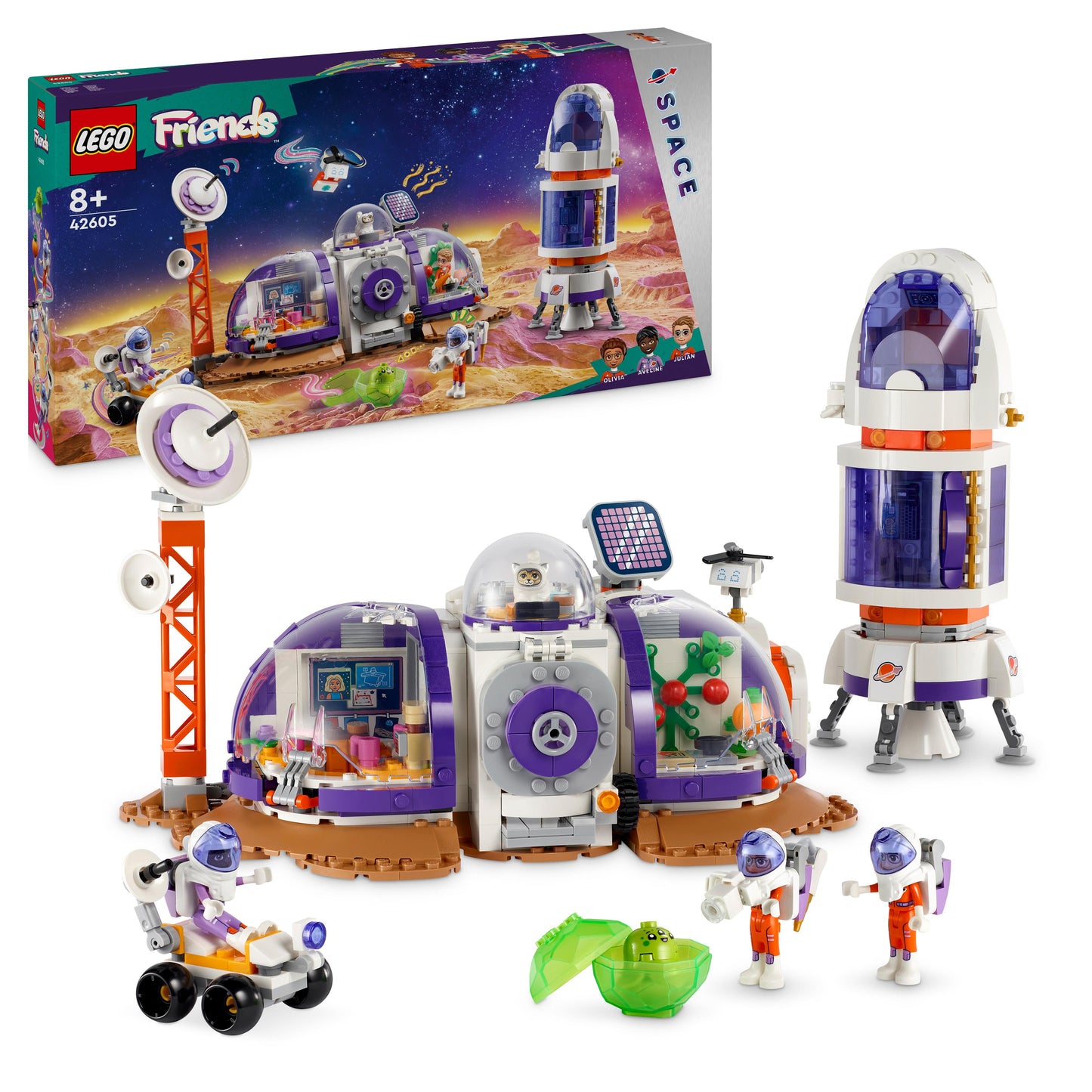 Lego Friends 42605 Mars Space Base and Rocket ( R)