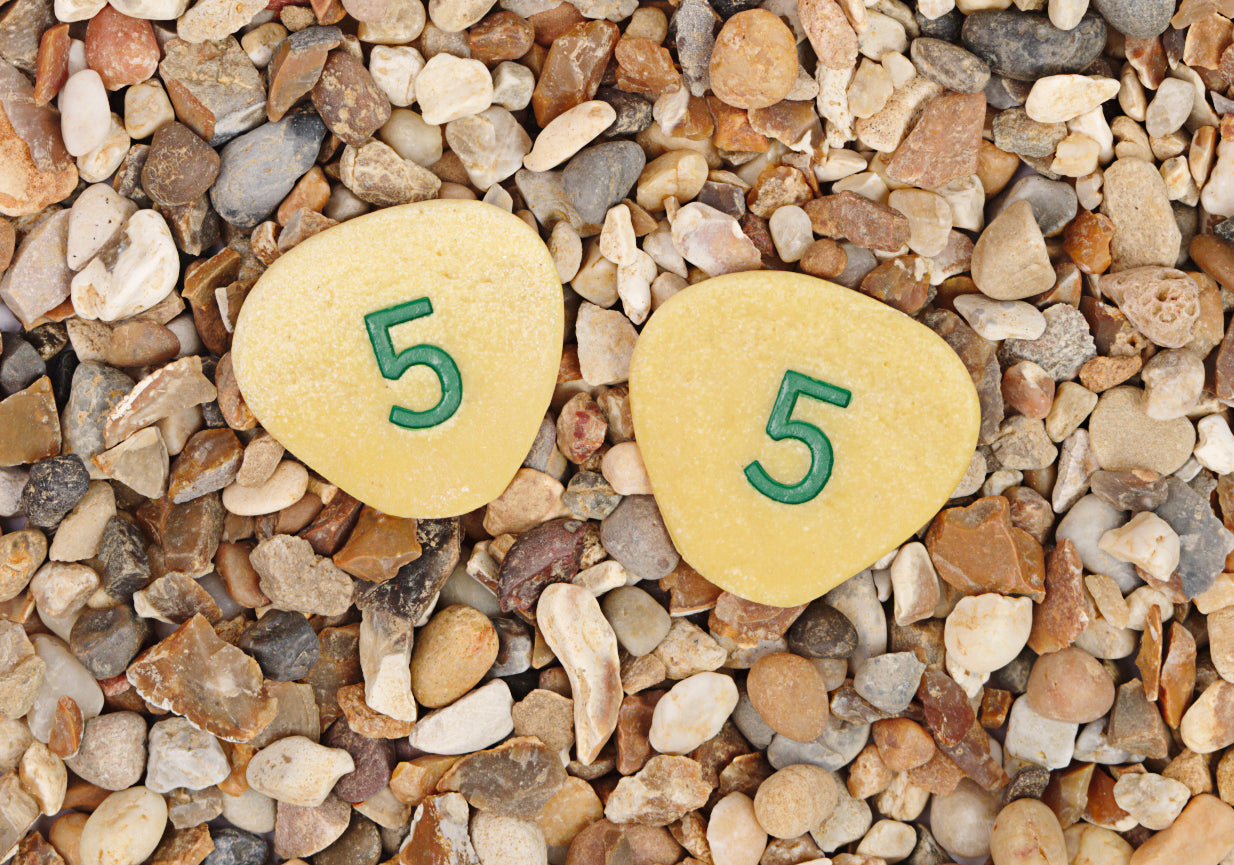 Yellow Door Number Pebbles - Number Bonds to 10