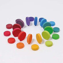 Grimms Wooden Rainbow Coins
