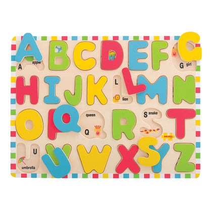 BigJigs Inset Puzzle - Uppercase Alphabet
