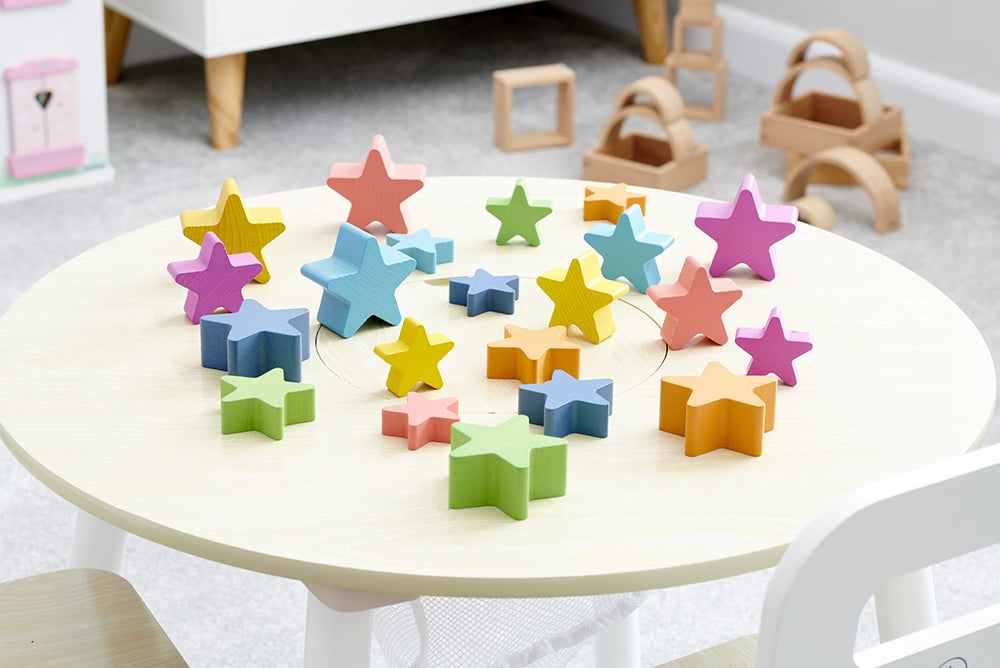 Tickit Rainbow Wooden Stars