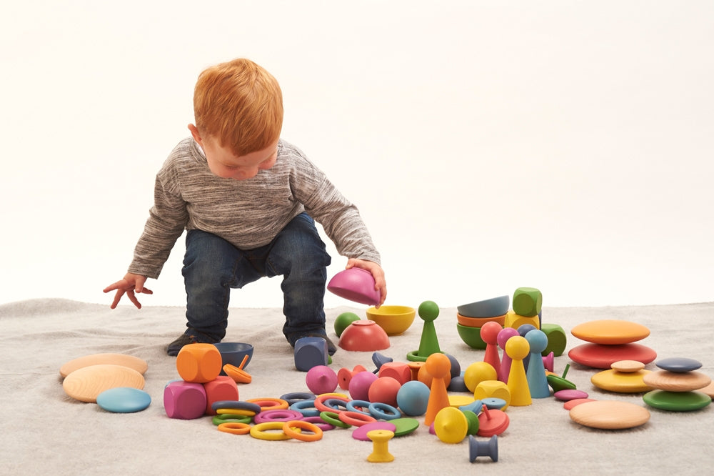 TickiT Rainbow Wooden Super Set