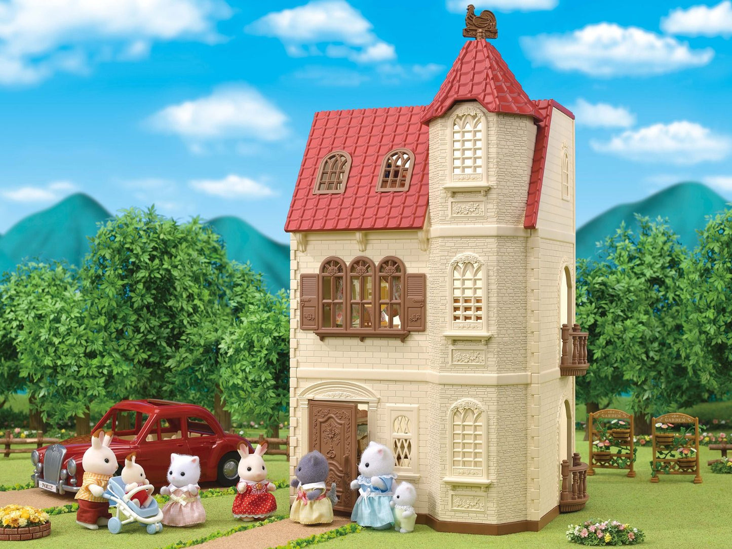 Sylvanian Families The Red Roof Tower Home