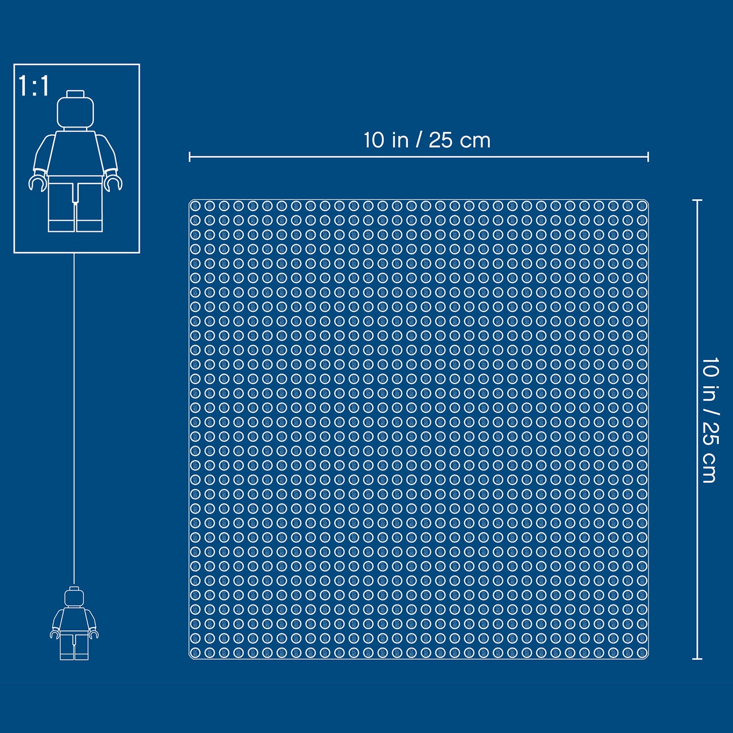 LEGO Classic 10714 Blue Baseplate