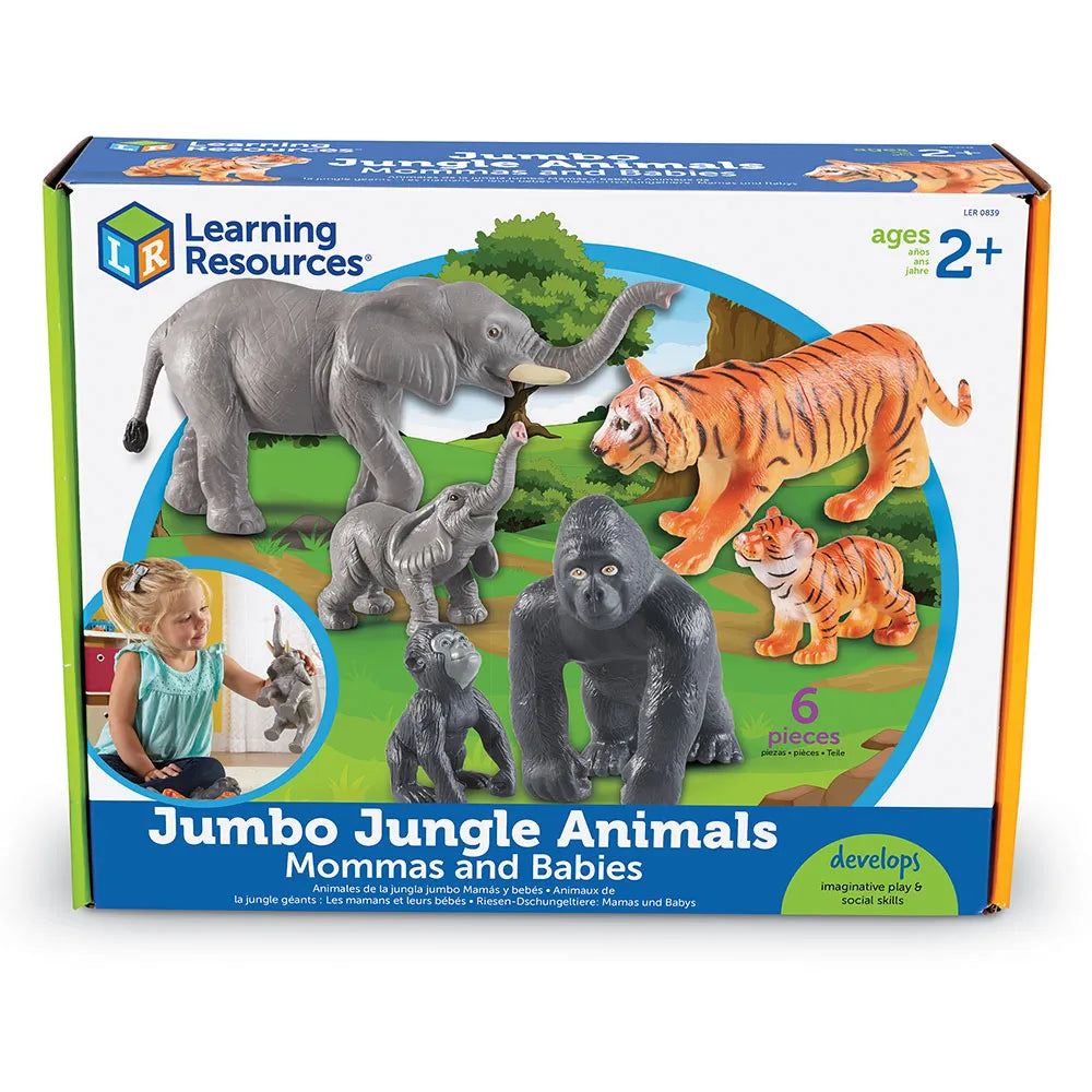 Learning Resources Jumbo Jungle Animals - Mommas And Babies