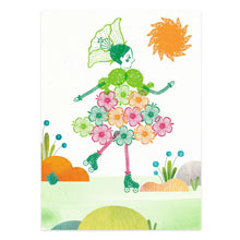 Djeco Mix & Match Stamps Flower Girls