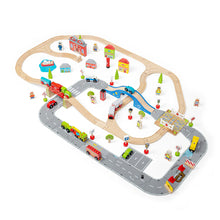 BigJigs Trains City Road and Railway Set