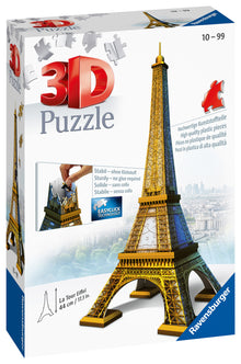 Ravensburger Eiffel Tower Building 3D Puzzle, 216pc Jigsaw Puzzle