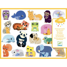 Djeco Big Coloured Stickers Mums And Babies