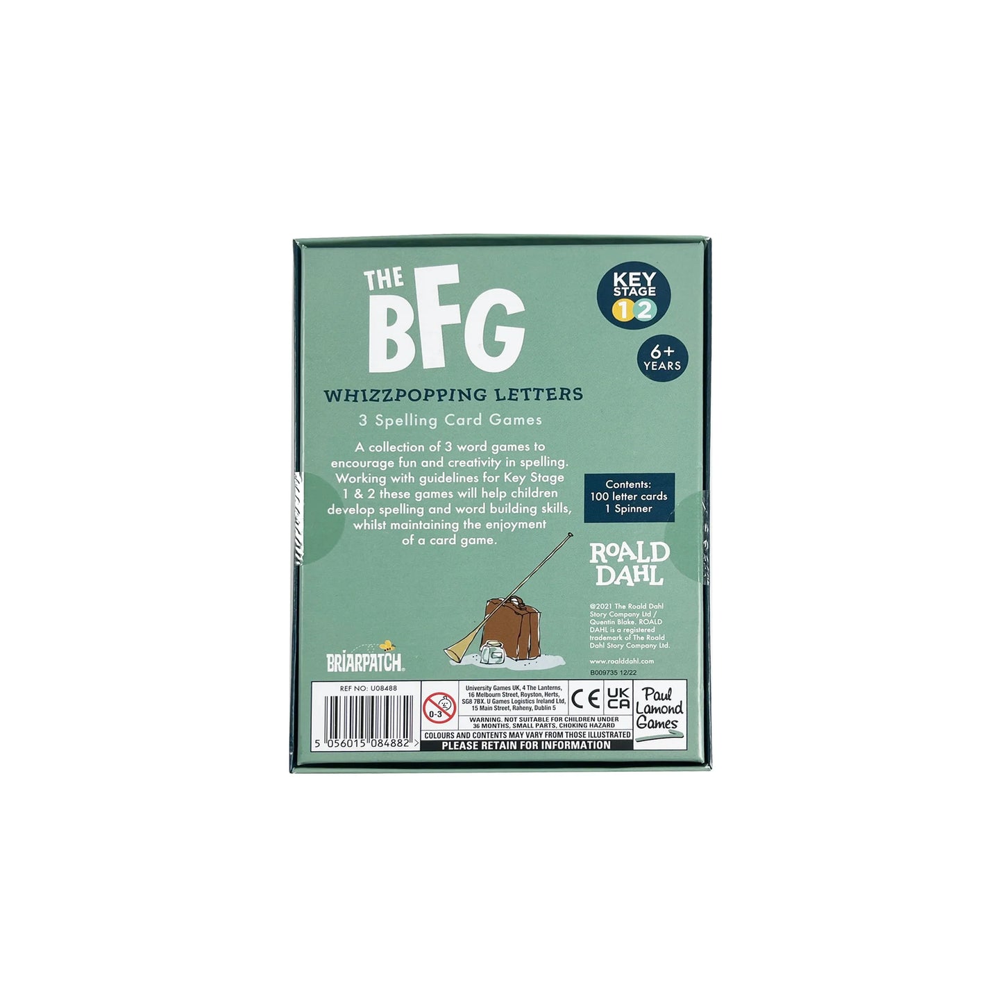 University Games Roald Dahl BFG Spelling Educational Games