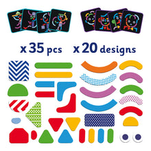 Djeco Geobonhomme Wooden Magnets