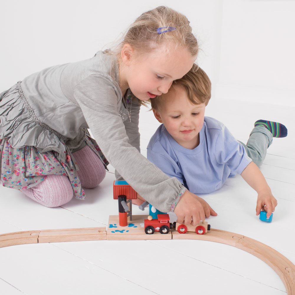 BigJigs Trains Milk & Water Depot-BJT251