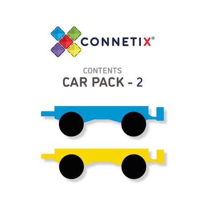 Connetix Tiles Rainbow 2 Piece Car Pack